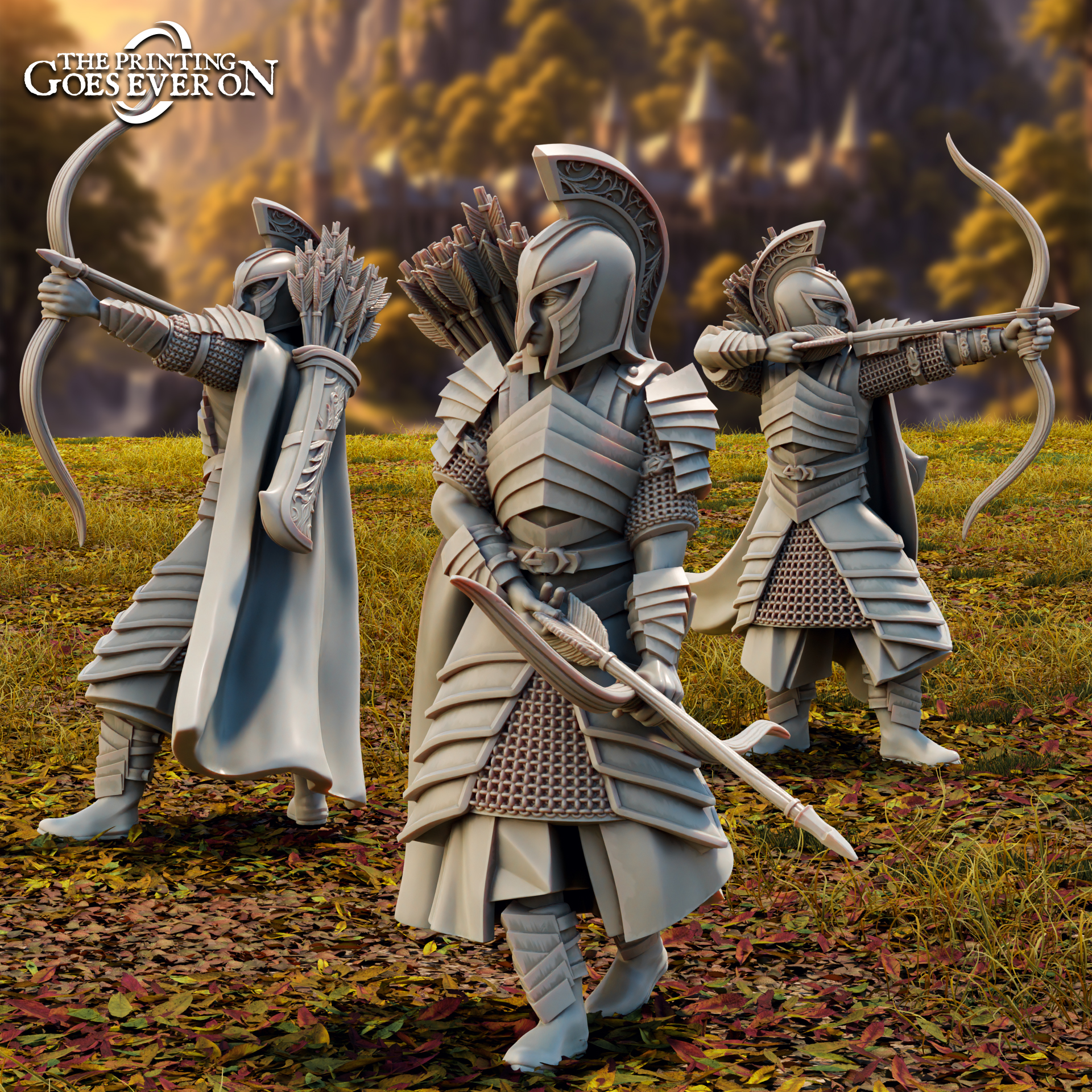 High Elf Archers - Presupported